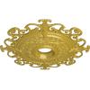 imageEkena Millwork CM38OLSGS 38 38OD X 6 58ID X 2 78P Orleans Ceiling Medallion Fits Canopies Up To 8 14 Steel GrayRich Gold Metallic Series