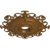 imageEkena Millwork CM38OLSGS 38 38OD X 6 58ID X 2 78P Orleans Ceiling Medallion Fits Canopies Up To 8 14 Steel GraySmokey Topaz Flat Finish