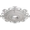 imageEkena Millwork CM38OLSGS 38 38OD X 6 58ID X 2 78P Orleans Ceiling Medallion Fits Canopies Up To 8 14 Steel GrayUltra Pure White Flat Finish