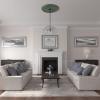 imageEkena Millwork CM42SK Sellek Ceiling Medallion 42 18OD x 1 78P Fits Canopies up to 9 Factory PrimedAthenian Green Flat Finish