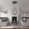 imageEkena Millwork CM42SK Sellek Ceiling Medallion 42 18OD x 1 78P Fits Canopies up to 9 Factory PrimedCloud Burst Flat Finish