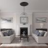 imageEkena Millwork CM42SK Sellek Ceiling Medallion 42 18OD x 1 78P Fits Canopies up to 9 Factory PrimedJet Black Flat Finish