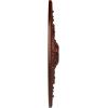 imageNaple 375 H x 37 12 W x 338 D Ceiling MedallionAntique Copper Metallic Series