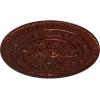 imageNaple 375 H x 37 12 W x 338 D Ceiling MedallionAntique Copper Metallic Series