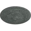 imageNaple 375 H x 37 12 W x 338 D Ceiling MedallionAthenian Green Crackle Flat Finish