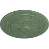 imageNaple 375 H x 37 12 W x 338 D Ceiling MedallionAthenian Green Flat Finish