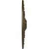 imageNaple 375 H x 37 12 W x 338 D Ceiling MedallionBrass Metallic Series