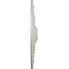 imageNaple 375 H x 37 12 W x 338 D Ceiling MedallionFlash Blue Metallic Series