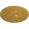 imageNaple 375 H x 37 12 W x 338 D Ceiling MedallionIridescent Gold Metallic Series