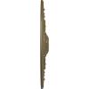 imageNaple 375 H x 37 12 W x 338 D Ceiling MedallionMississippi Mud Flat Finish