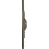 imageNaple 375 H x 37 12 W x 338 D Ceiling MedallionPainted Turtle Flat Finish