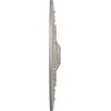 imageNaple 375 H x 37 12 W x 338 D Ceiling MedallionPearl White Metallic Series