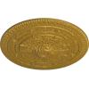 imageNaple 375 H x 37 12 W x 338 D Ceiling MedallionPharaohs Gold Metallic Series