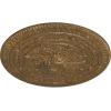 imageNaple 375 H x 37 12 W x 338 D Ceiling MedallionRubbed Bronze Metallic Series