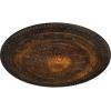 imageNaple 375 H x 37 12 W x 338 D Ceiling MedallionRust Metallic Series