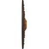 imageNaple 375 H x 37 12 W x 338 D Ceiling MedallionRust Metallic Series
