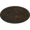 imageNaple 375 H x 37 12 W x 338 D Ceiling MedallionStone Hearth Crackle Flat Finish
