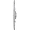 imageNaple 375 H x 37 12 W x 338 D Ceiling MedallionUltra Pure White Crackle Flat Finish