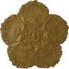 image25 58OD x 1P Shell Ceiling MedallionGold Rush Metallic Series