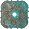 Hand-Painted Copper Green Patina