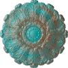Hand-Painted Copper Green Patina