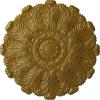 image31OD x 1 12P Durham Ceiling Medallion Fits Canopies up to 4 14HandPainted Gold