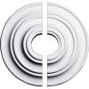 imageEkena Millwork CM13CL203500 13 14OD x 3 12ID x 12P Classic Ceiling Medallion Fits Canopies up to 418 2 Piece