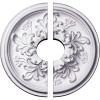 imageEkena Millwork CM14KT203500 14 12OD x 3 12ID x 2 34P Katheryn Ceiling Medallion Fits Canopies up to 312 2 PieceSplit