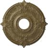 imageEkena Millwork CM18ATSTCDecorative Ceiling Medallions Modeled After Original Historical Patterns amp Designs Smokey Topaz CrackleMississippi Mud Crackle Flat Finish