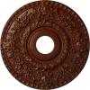 Hand-Painted Burnished Mahogany Crackle