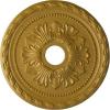imageEkena Millwork CM20PMUWF Palmetto Ceiling Medallion fits Canopies up to 5 Ultra Pure WhitePharaohs Gold Metallic Series