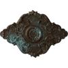 Hand-Painted Bronze Blue Patina