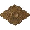 imageEkena Millwork CM37X26PE Piedmont Ceiling Medallion 37W x 26H x 1 38P Factory PrimedHandPainted Rubbed Bronze