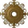 imageEkena Millwork CM38OLSGS 38 38OD X 6 58ID X 2 78P Orleans Ceiling Medallion Fits Canopies Up To 8 14 Steel GrayGold Rush Metallic Series