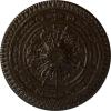 imageNaple 375 H x 37 12 W x 338 D Ceiling MedallionBronze Metallic Series