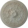 imageNaple 375 H x 37 12 W x 338 D Ceiling MedallionFlash Gold Metallic Series