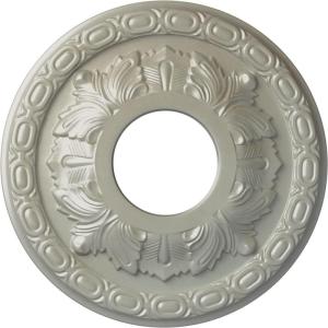 image11 38OD x 3 58ID x 1 18P Leaf Ceiling Medallion Fits Canopies up to 4 34Flash Copper Metallic Series