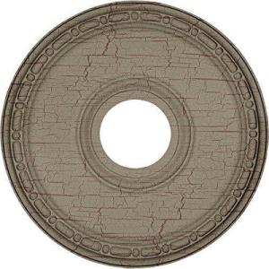 image16 12OD x 3 78ID x 1 12P Medea Ceiling Medallion Fits Canopies up to 5 38HandPainted Gobi Desert Crackle