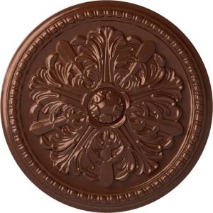 image16 78OD x 1 12P Swindon Ceiling Medallion Fits Canopies up to 2 78Copper Penny Metallic Series