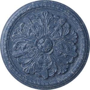 image16 78OD x 1 12P Swindon Ceiling Medallion Fits Canopies up to 2 78HandPainted Americana Crackle