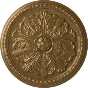 image16 78OD x 1 12P Swindon Ceiling Medallion Fits Canopies up to 2 78Pale Gold Metallic Series