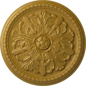 image16 78OD x 1 12P Swindon Ceiling Medallion Fits Canopies up to 2 78Pharaohs Gold Metallic Series