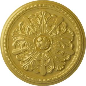 image16 78OD x 1 12P Swindon Ceiling Medallion Fits Canopies up to 2 78Rich Gold Metallic Series