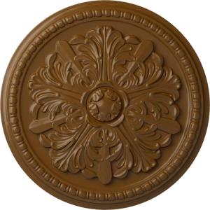 image16 78OD x 1 12P Swindon Ceiling Medallion Fits Canopies up to 2 78Smokey Topaz Flat Finish