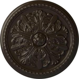 image16 78OD x 1 12P Swindon Ceiling Medallion Fits Canopies up to 2 78Stone Hearth Flat Finish