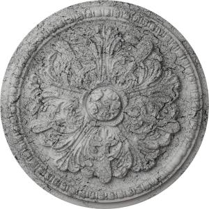 image16 78OD x 1 12P Swindon Ceiling Medallion Fits Canopies up to 2 78Ultra Pure White Crackle Flat Finish