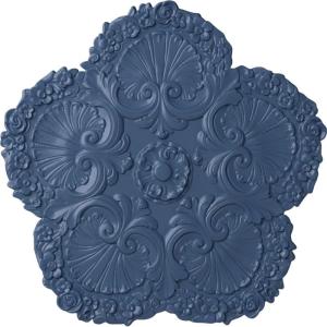image25 58OD x 1P Shell Ceiling MedallionAmericana Flat Finish