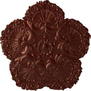 image25 58OD x 1P Shell Ceiling MedallionAntique Copper Metallic Series
