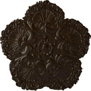 image25 58OD x 1P Shell Ceiling MedallionBronze Metallic Series