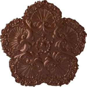 image25 58OD x 1P Shell Ceiling MedallionCopper Penny Metallic Series
